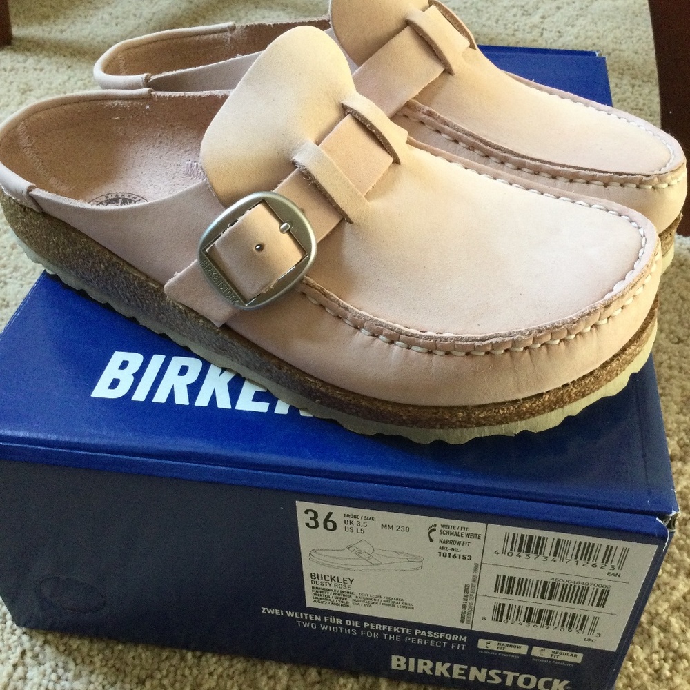 Birkenstock Buckley mule Dusty Rose NWB